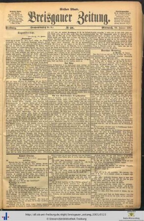 30.01.1901 (Erstes Blatt)