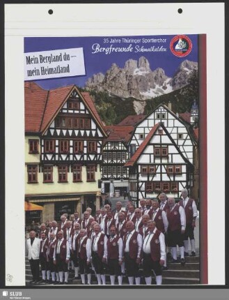 35 Jahre Thüringer Sportlerchor Bergfreunde Schmalkalden