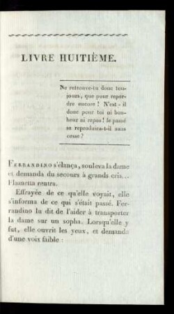 Livre Huitième.
