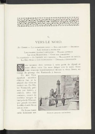 V. VERS LE NORD