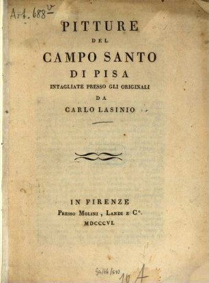 Pitture Del Campo Santo Di Pisa : Intagliate Presso Gli Originali