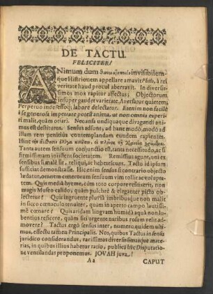 De Tactu.