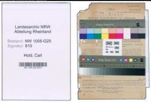 Entnazifizierung Carl Hold , geb. 05.06.1901 (Angestellter)