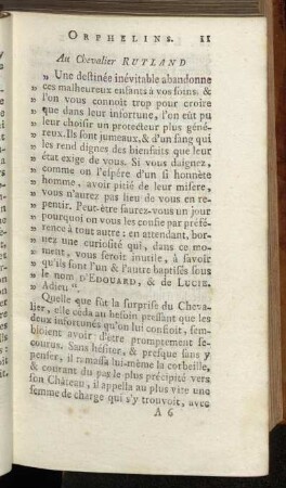 Au Chevalier Rutland...