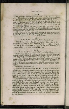 XV. Zu Art. 20, Abs. 1, Schlußsatz, der Strafproceßordnung