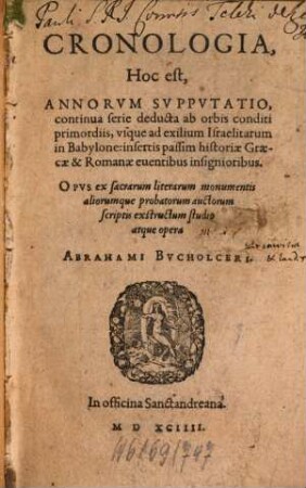 Chronologia