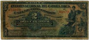 Geldschein, 2 Colones, 1924 - 1929