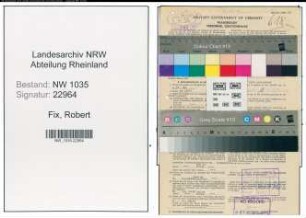 Entnazifizierung Robert Fix , geb. 31.12.1900 (Kaufmann)