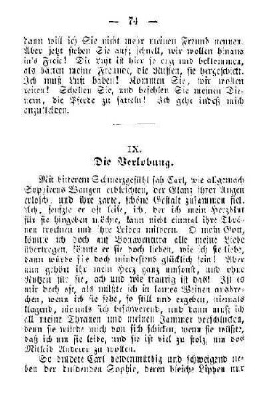 IX. Die Verlobung