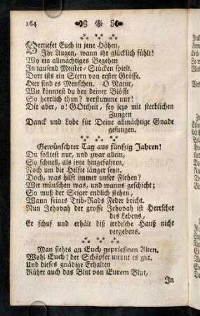 164-167, Vertiefet Euch in jene Höhen,..