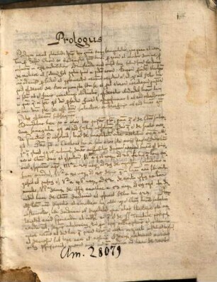 Tractatus de incarnatione. Materia de sacramentis - BSB Clm 28079