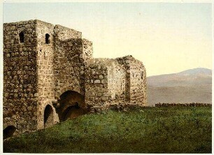 Jezraël. Les ruines du Palais Ahab. [Jesreel, sog. Palais des Ahab]