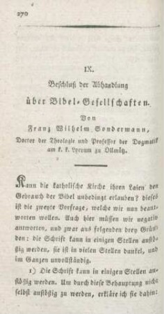 270-304 Über Bibel-Gesellschaften : Schluß