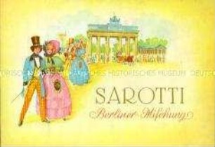 Schachteldeckel Sarotti "Berliner-Mischung"