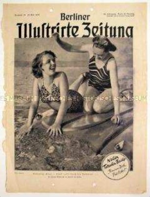 Titelblatt der Wochenzeitschrift "Berliner Illustrirte Zeitung" u.a. zum Stahlpakt zwischen dem Deutschen Reich und Italien