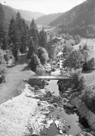 Albtal: Oberes Albtal von der Talsperre aus gesehen
