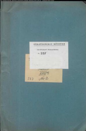 Angelegenheiten des Klosters Marienfeld