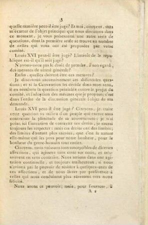 Opinion du citoyen Morisson, député du Département de la Vendée, concernant le jugement de Louis XVI : séance du 13 novembre 1792, l'an premier de la République française