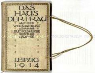 Katalog für das Haus der Frau auf der Internationalen Ausstellung für Buchgewerbe und Graphik Leipzig 1914