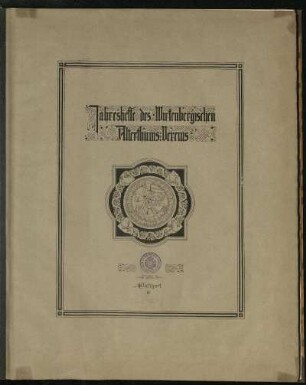1844/69: Jahreshefte des Wirtenbergischen Alterthums-Vereins