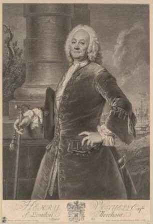 Bildnis Voguell, Henry, Kaufmann in London (1680/1681-(nach) 1746))
