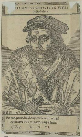 Bildnis des Johannes Ludwig Vives