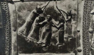 Detail des Bronzetors (San Zeno, Verona)