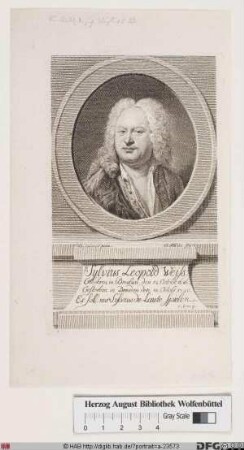 Bildnis Silvius Leopold Weiß