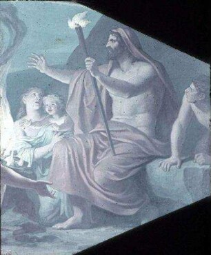 Prometheus bringt den Menschen das Feuer