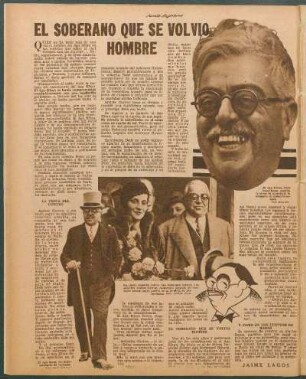 El soberano que volvio hombre