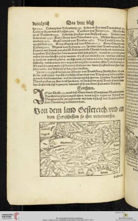 Von dem land Oestereich / vnd andern Herrschafften so ihm vnderworffen