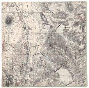 Schönfeld, Rödern, Freitelsdorf-Cunnersdorf, Bieberach, Ebersbach. Blatt 189 aus: Meilenblätter von Sachsen