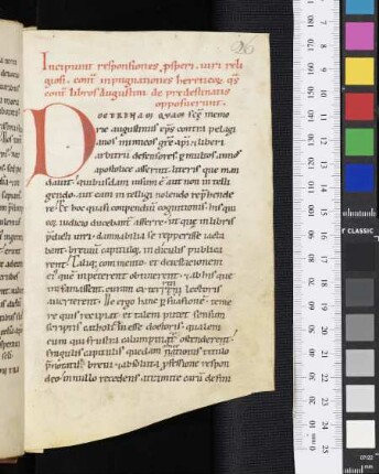 Responsiones ad capitula obiectionum Gallorum calumniantium