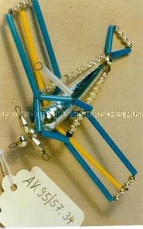 Gablonzer Christbaumschmuck - Flugzeug