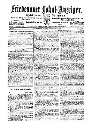 Nr. 277, 26.11.1918