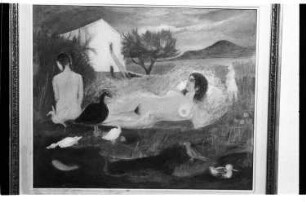 Kleinbildnegativ: Ausstellung Edwin Dickman, Galerie Oberlicht, 1987