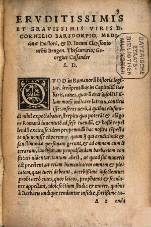Tabvlae Breves Et Expeditae, In Praeceptiones Rhetoricae, Georgii Cassandri : Multo quam antea emendatiores, atque ab ipso autore recognitae