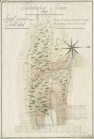 Rohrbacher Revier. 1800 Ziegelgrund und Stahlbühl