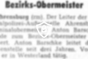 Bezirks-Obermeister