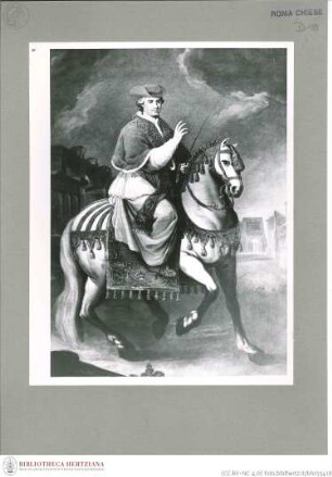 Papst Clemens XIV., reitend