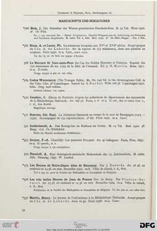 Manuscripte und Miniaturen (Nr. 567-586)