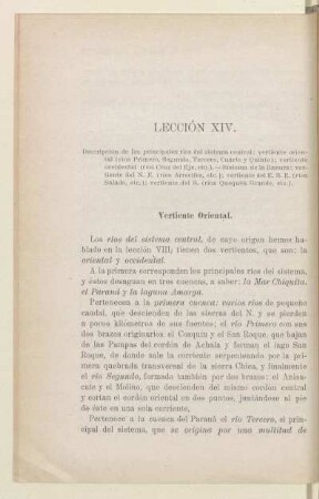 Lección XIV