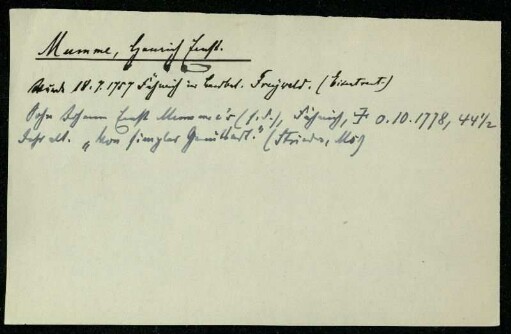 Mumme, Heinrich Ernst
