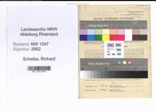Entnazifizierung Richard Scheiba , geb. 20.11.1900 (Arbeiter)