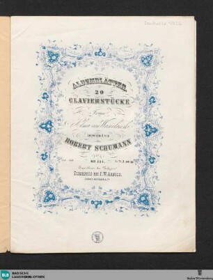4: Albumblätter : 20 Clavierstücke; op. 124
