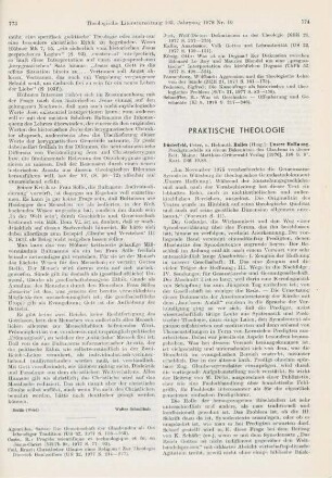 774-775 [Rezension] Unsere Hoffnung