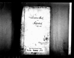 Konsensbuch von Schönbach (bei Kamenz)
