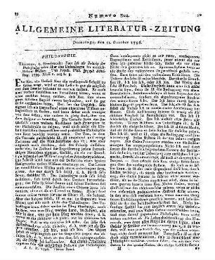 Fischer, C. A.: David Hume's Geist. Bd. 1. Politik. Leipzig: Schäfer 1795