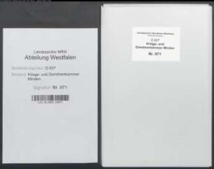 Amt Sparrenberg - Vogtei Brackwede (einschließlich Kirchspiel Dornberg): Landmessungs- und Taxationskataster