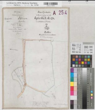 Aplerbeck (Dortmund), Zusammenlegung Aplerbeck, Bl.10 Brouillonkarte I Gem. Schüren, Flur 2